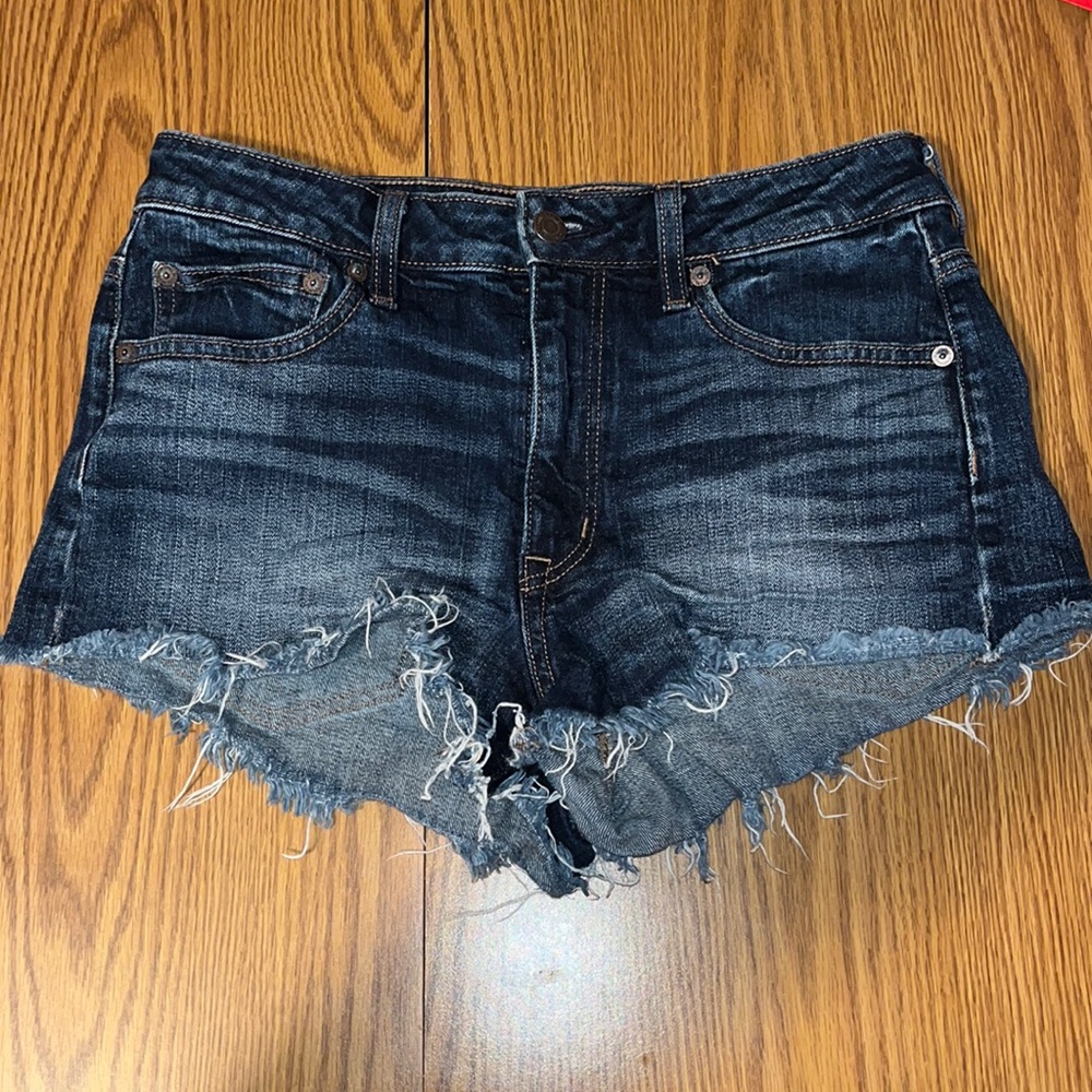 American Eagle Vintage Hi Rise Festival Stretch Jean Shorts Size 6